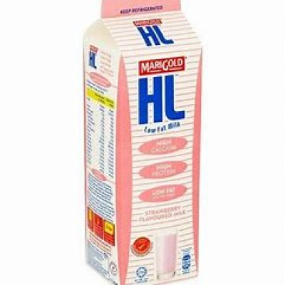 MARIGOLD HL Low Fat Milk 946ML - Strawberry