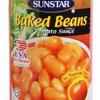 SUNSTAR BAKED BEANS IN TOMATO SAUCE (425G)