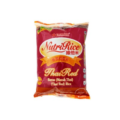 BERAS JASMINE NUTRI RICE THAI RED (1KG)