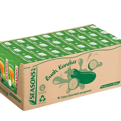 SEASONS BUAH KUNDUR KOTAK (250ML X 24)
