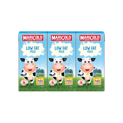 MARIGOLD UHT Milk 200ml - Low Fat (1CTN X 24UNIT X 200ML)