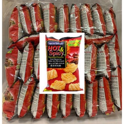 Miaow Miaow Hot & Spicy Flavoured Snacks 30 x 14g