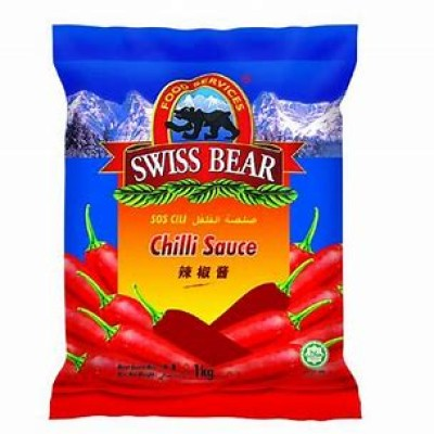 SWISS BEAR CHILI SAUCE (1CTN X 12UNIT X 1KG)